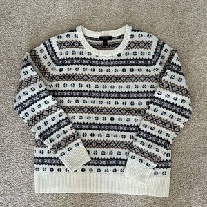 J. Crew Wool Fair Isle Sweater